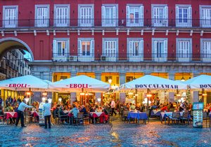 Plaza Mayor. Terrazas. Foto: shutterstock Plaza Mayor. Terrazas. Foto: shutterstock