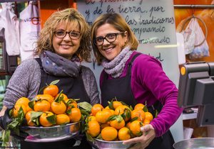 Mercado Central Valencia. Naranja Vicent y Eva. Fotos: Eva Mañez Mercado Central Valencia. Naranja Vicent y Eva. Fotos: Eva Mañez