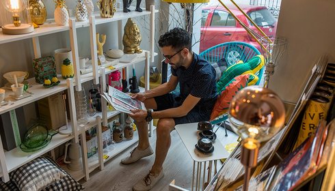 Apertura. DOOC, tienda Malasaña, Madrid. Foto: Alfredo Cáliz DOOC, tienda Malasaña, Madrid. Foto: Alfredo Cáliz