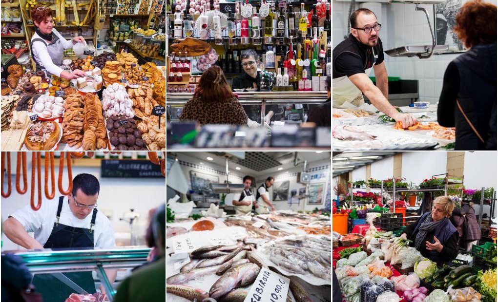 Apertura_varios puestos del mercado de La Bretxa, en San Sebastián. Foto: Garikoitz Díaz Apertura_varios puestos del mercado de La Bretxa, en San Sebastián. Foto: Garikoitz Díaz