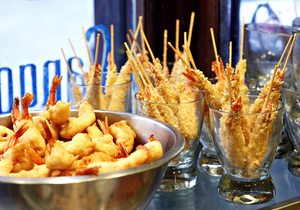 Gambas en 'El Abuelo'. Foto: Roberto Ranero