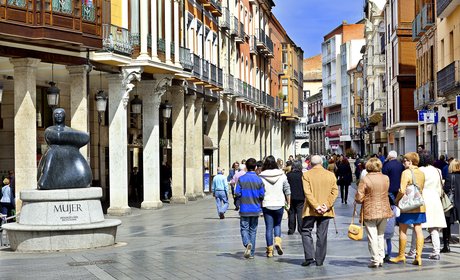 Calle Mayor. / Imagen cedida por: Palencia Turismo Calle Mayor