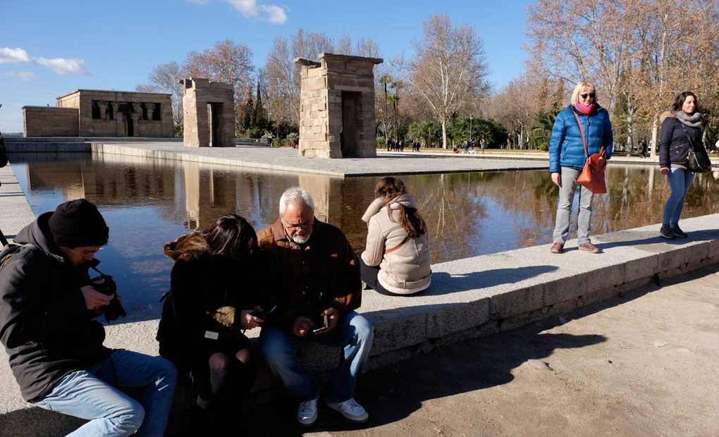 Apertura. Templo de Debod, Madrid. Foto: Hugo Palotto