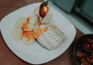 Bacalao gallego en el Hotel Casa Rosalía (Brión, A Coruña) | Guía Repsol Bacalao gallego en el Hotel Casa Rosalía (Brión, A Coruña) | Guía Repsol