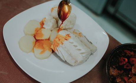 Bacalao gallego en el Hotel Casa Rosalía (Brión, A Coruña) | Guía Repsol Bacalao gallego en el Hotel Casa Rosalía (Brión, A Coruña) | Guía Repsol