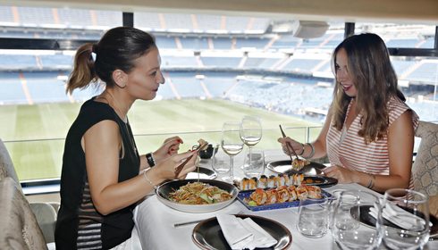 Restaurante Zen Market: Vistas al Santiago Bernabéu (2). Foto: Roberto Ranero