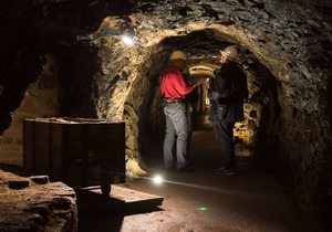 En el interior de las minas de Almadén En el interior de las minas de Almadén