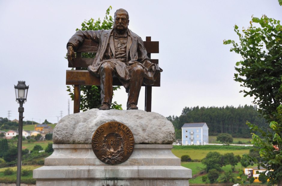 Resultado de imagen de estatua campoamor navia
