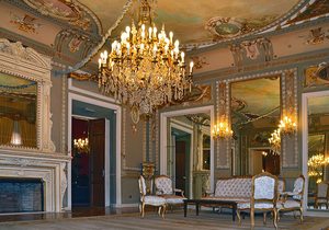 Uno de los salones del Palacio del Marqués de Villafranca. Foto: Real Academia de Ingeniería