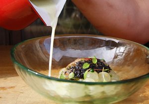 Recetas con orujo. Sopa fría de limoncelo y melón. Portada