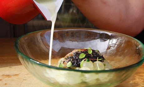Recetas con orujo. Sopa fría de limoncelo y melón. Portada