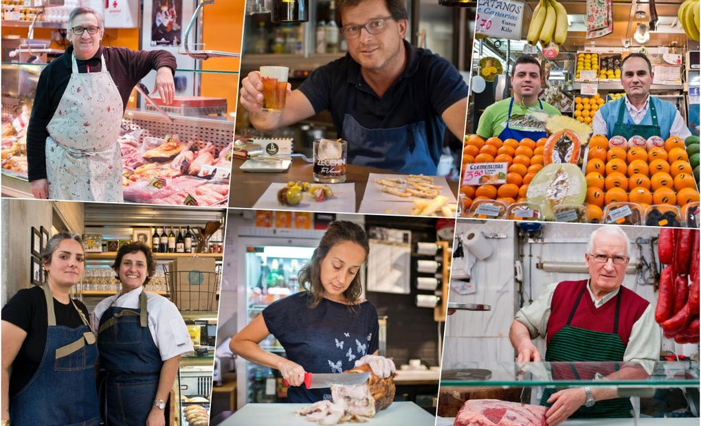 Mercado Vallehermoso (Madrid). Collage apertura