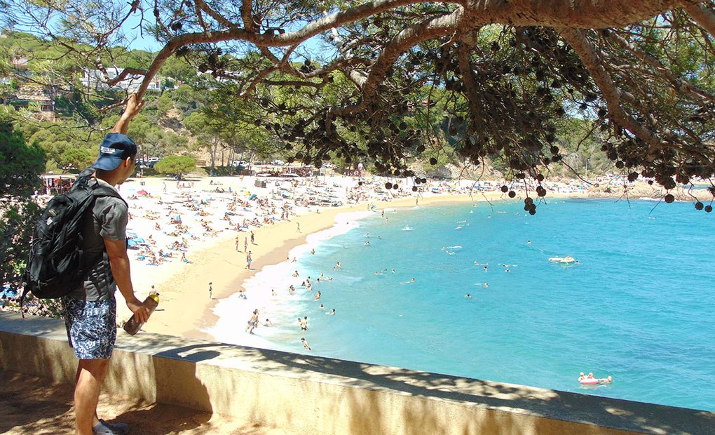 Camino de Ronda (Costa Brava): playa de S'Agaró (2). Foto: Anna Otero