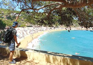 Camino de Ronda (Costa Brava): playa de S'Agaró (2). Foto: Anna Otero