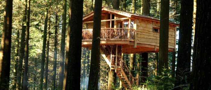 Cabaña Hontza, a 10 metros del suelo Cabaña Hontza, a 10 metros del suelo