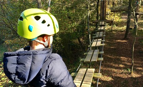 Aventura en Euskadi. Actividades en el parque de Gorbeia. Foto: Beatriz Vigil