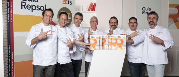 Los nuevos cocineros con tres Soles Repsol 2015 