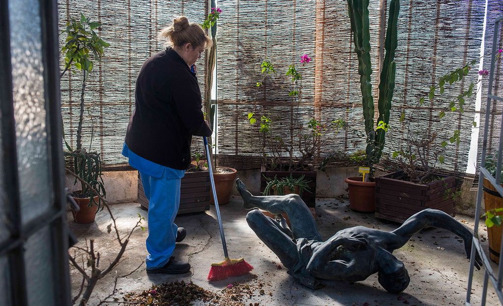 Apertura. Retiro: Antes el Vivero de Estufas también fue de estatuas. Foto: Alfredo Cáliz