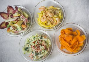 Las cuatro ensalada. Foto: DAvid de Luis Las cuatro ensalada. Foto: DAvid de Luis